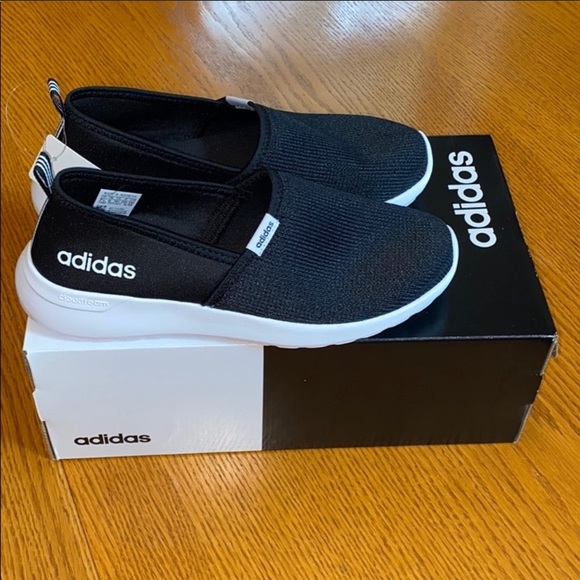 Adidas Women Cloudfoam Lite Racer Slip-on Sneakers - Picture 3 of 11